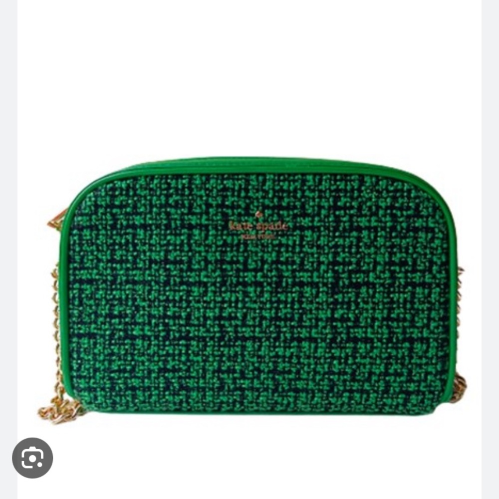 Kate Spade Mini Tweed Camera Crossbody Bag
